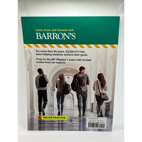 AP Physics 1 Premium 2023 Test Prep Guide (Bx X) - Picture 2 of 4